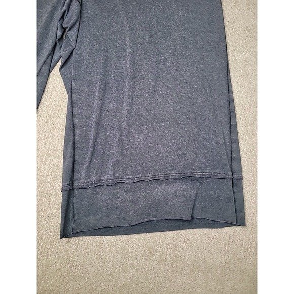 Livi Active Women's Plus Size 14/16 Gray Drawstring Waist Wide Leg Capri Pants - Picture 3 of 9